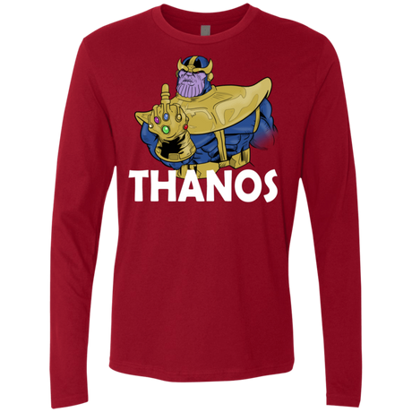 T-Shirts Cardinal / S Thanos Cash Men's Premium Long Sleeve