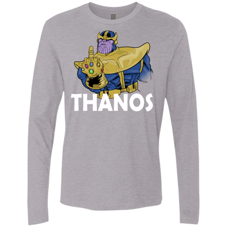 T-Shirts Heather Grey / S Thanos Cash Men's Premium Long Sleeve