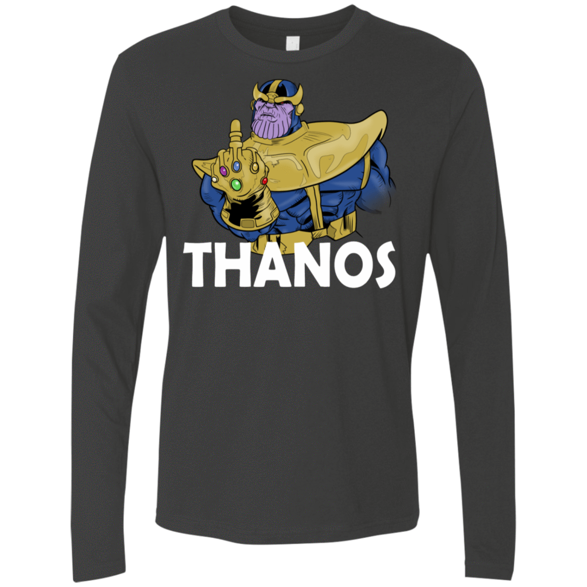 T-Shirts Heavy Metal / S Thanos Cash Men's Premium Long Sleeve
