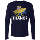 T-Shirts Midnight Navy / S Thanos Cash Men's Premium Long Sleeve