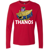 T-Shirts Red / S Thanos Cash Men's Premium Long Sleeve