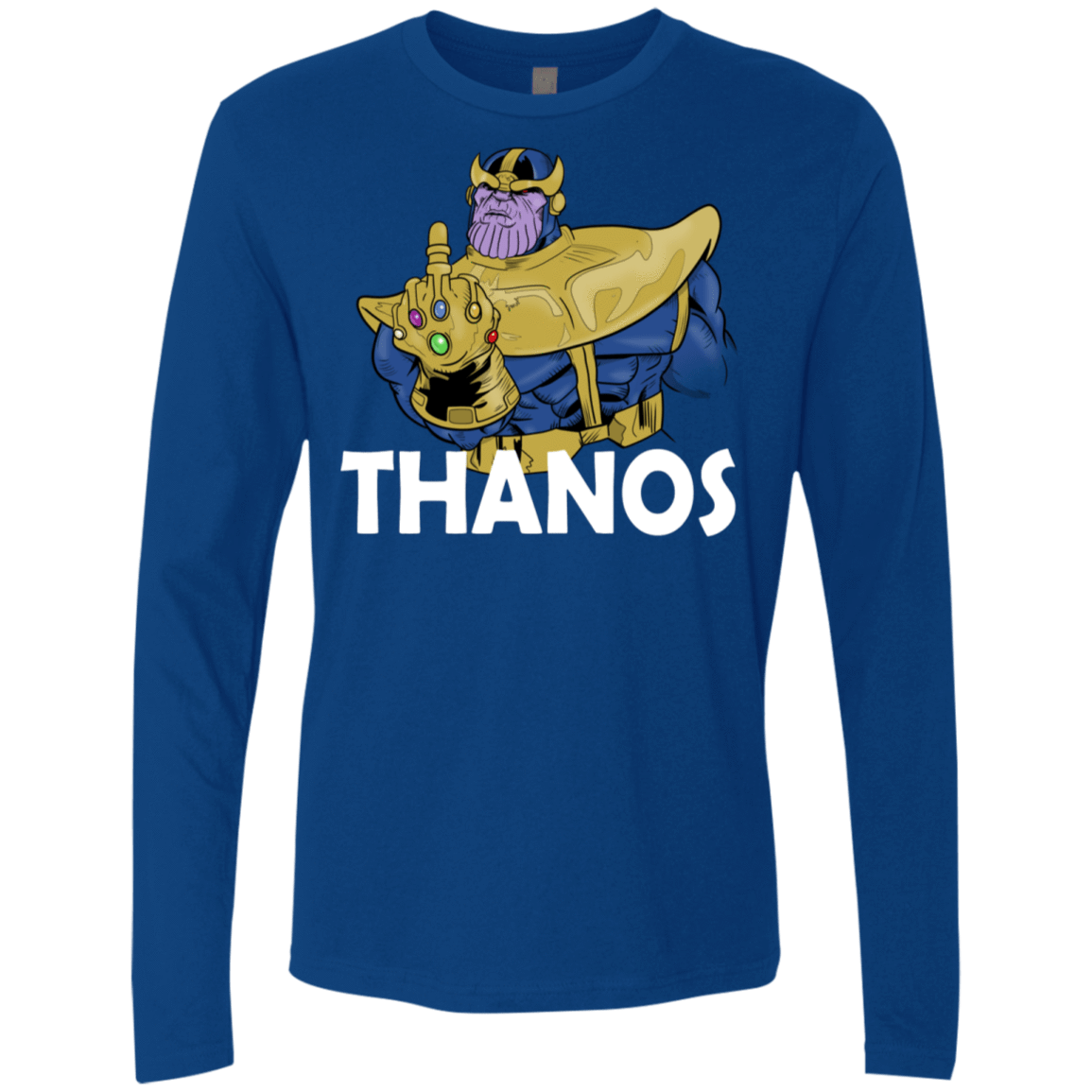 T-Shirts Royal / S Thanos Cash Men's Premium Long Sleeve