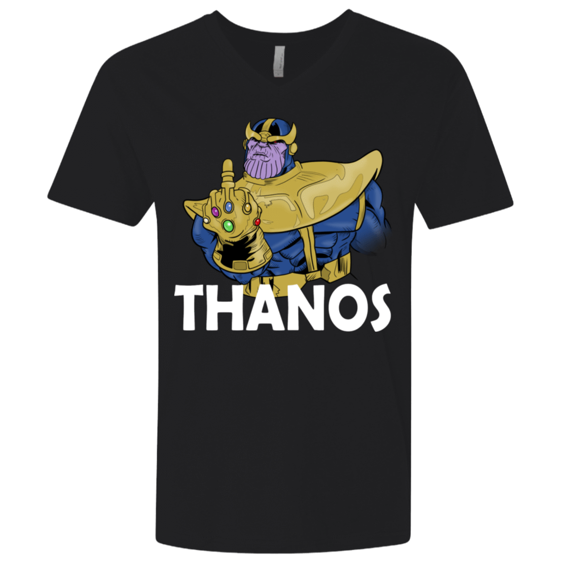 T-Shirts Black / X-Small Thanos Cash Men's Premium V-Neck