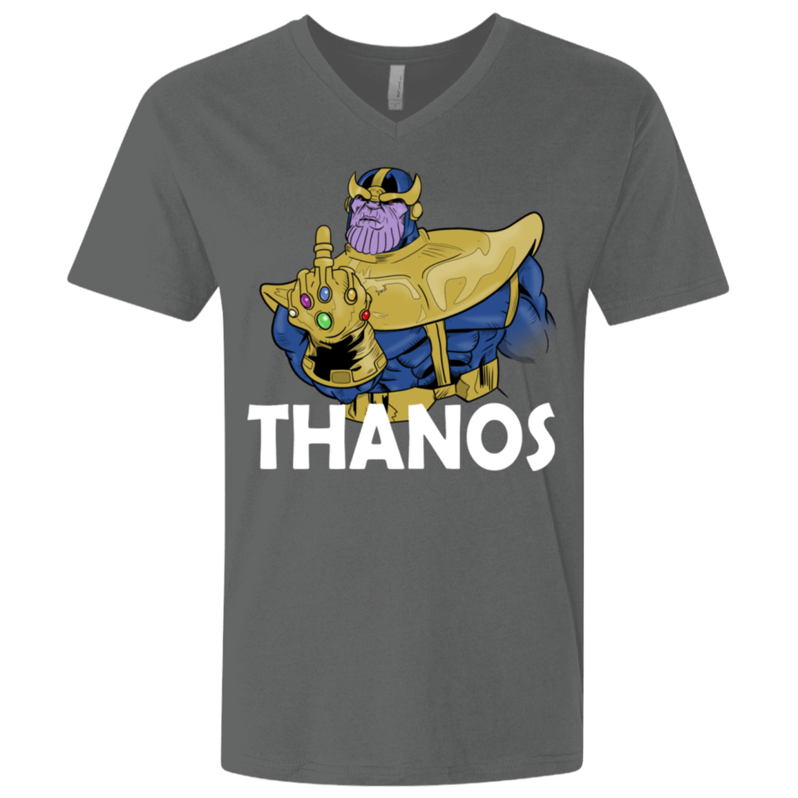 T-Shirts Heavy Metal / X-Small Thanos Cash Men's Premium V-Neck