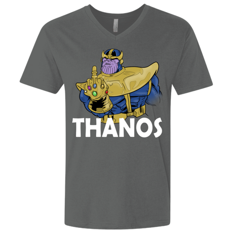 T-Shirts Heavy Metal / X-Small Thanos Cash Men's Premium V-Neck