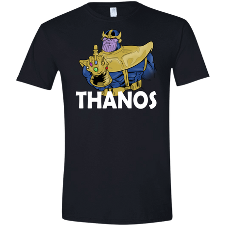 T-Shirts Black / X-Small Thanos Cash Men's Semi-Fitted Softstyle