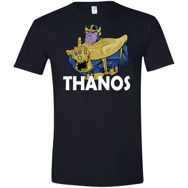 T-Shirts Black / X-Small Thanos Cash Men's Semi-Fitted Softstyle