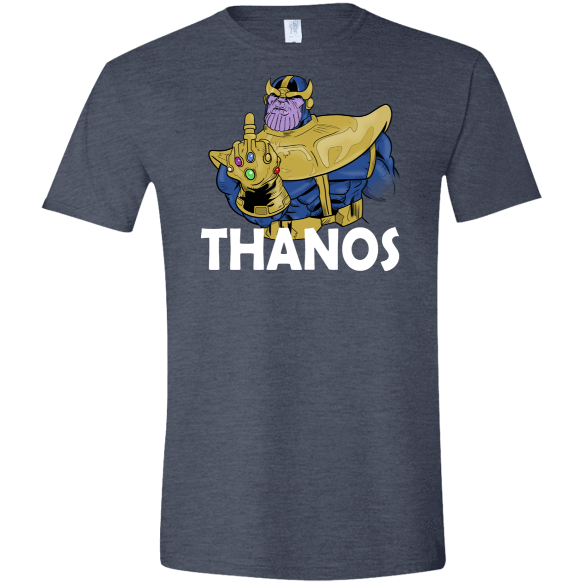 T-Shirts Heather Navy / S Thanos Cash Men's Semi-Fitted Softstyle