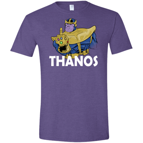 T-Shirts Heather Purple / S Thanos Cash Men's Semi-Fitted Softstyle