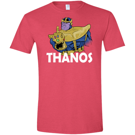 T-Shirts Heather Red / S Thanos Cash Men's Semi-Fitted Softstyle