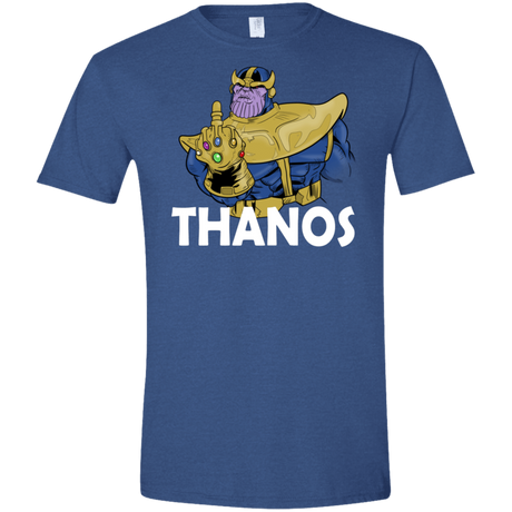 T-Shirts Heather Royal / X-Small Thanos Cash Men's Semi-Fitted Softstyle