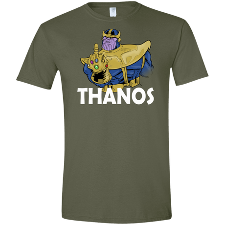 T-Shirts Military Green / S Thanos Cash Men's Semi-Fitted Softstyle
