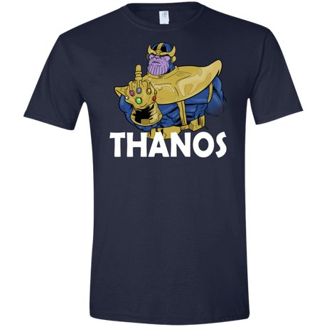 T-Shirts Navy / X-Small Thanos Cash Men's Semi-Fitted Softstyle