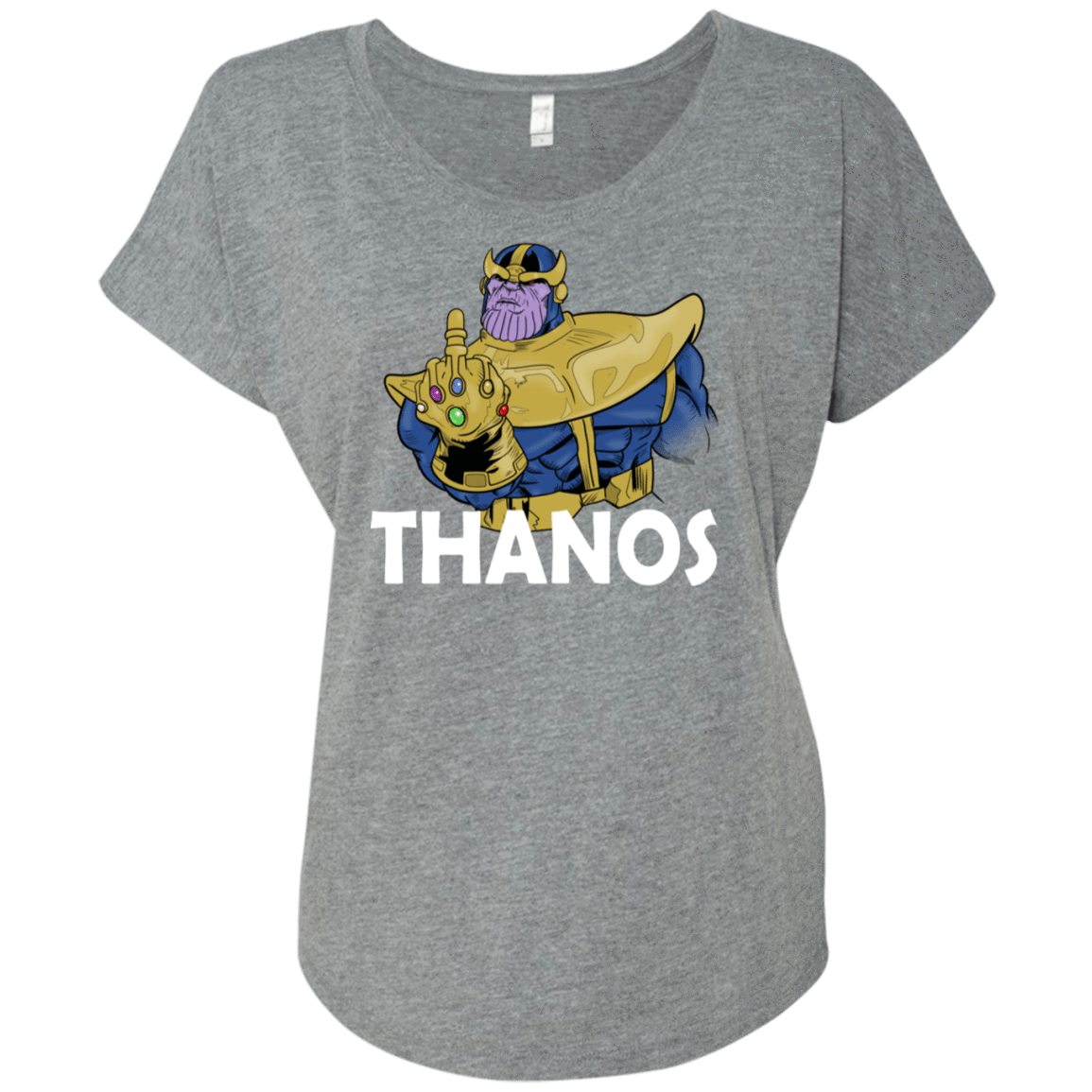 T-Shirts Premium Heather / X-Small Thanos Cash Triblend Dolman Sleeve