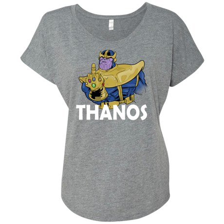 T-Shirts Premium Heather / X-Small Thanos Cash Triblend Dolman Sleeve