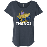 T-Shirts Vintage Navy / X-Small Thanos Cash Triblend Dolman Sleeve