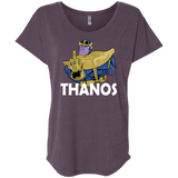 T-Shirts Vintage Purple / X-Small Thanos Cash Triblend Dolman Sleeve
