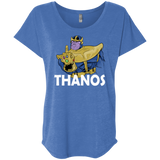 T-Shirts Vintage Royal / X-Small Thanos Cash Triblend Dolman Sleeve