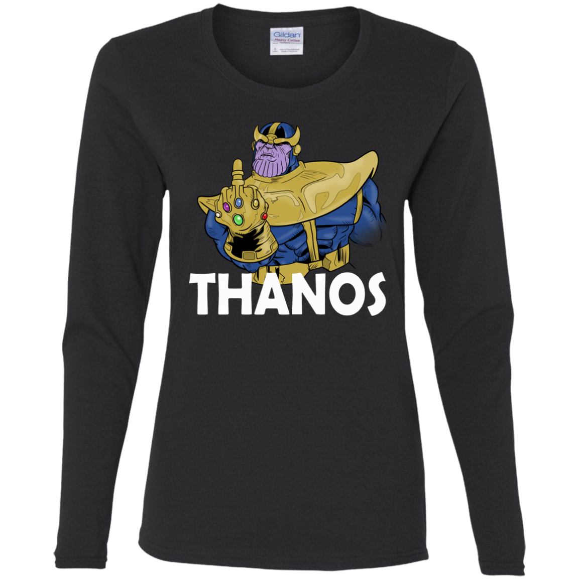 T-Shirts Black / S Thanos Cash Women's Long Sleeve T-Shirt