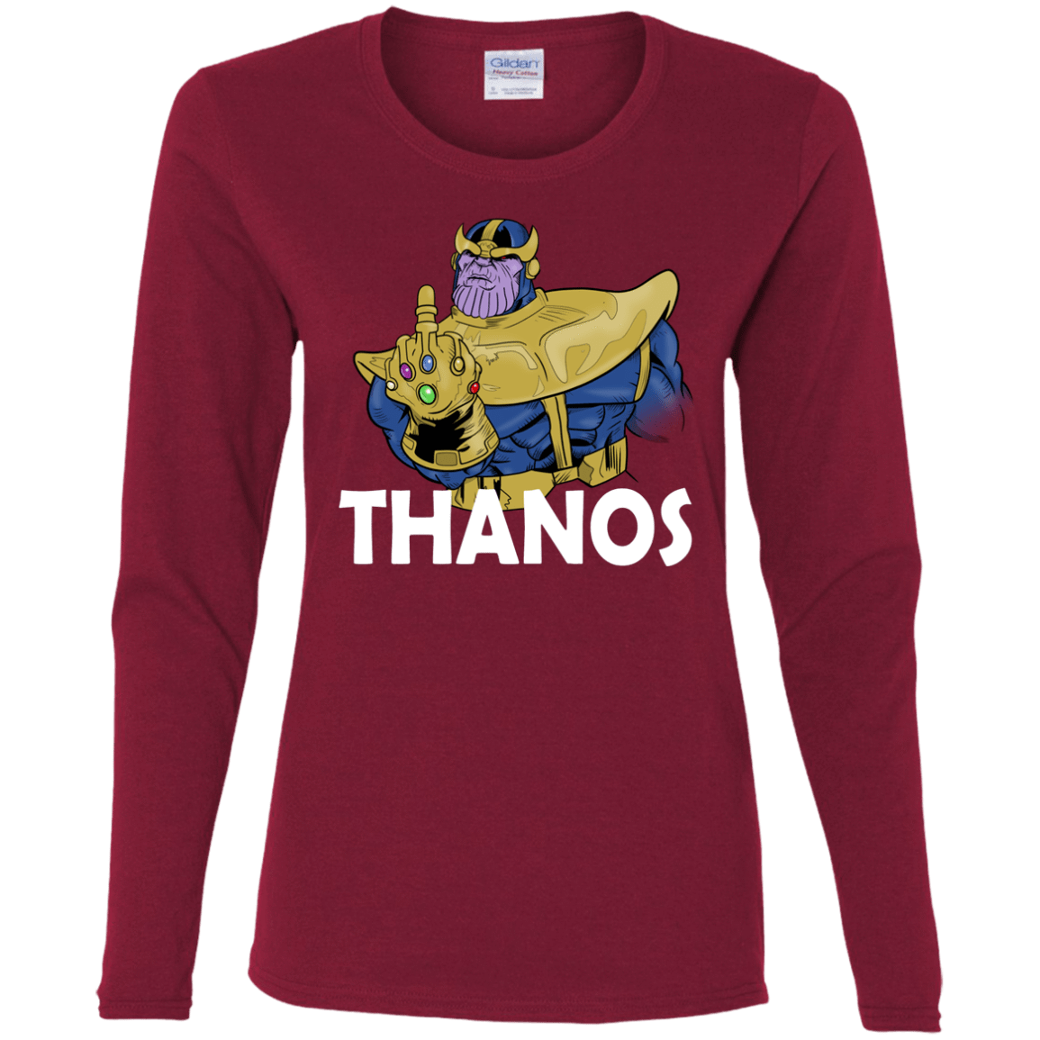 T-Shirts Cardinal / S Thanos Cash Women's Long Sleeve T-Shirt