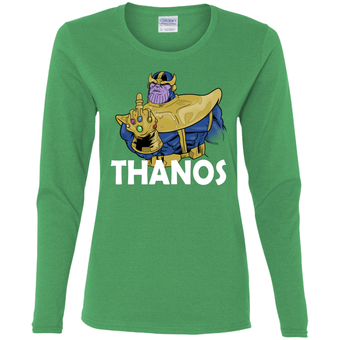 T-Shirts Irish Green / S Thanos Cash Women's Long Sleeve T-Shirt