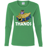 T-Shirts Irish Green / S Thanos Cash Women's Long Sleeve T-Shirt