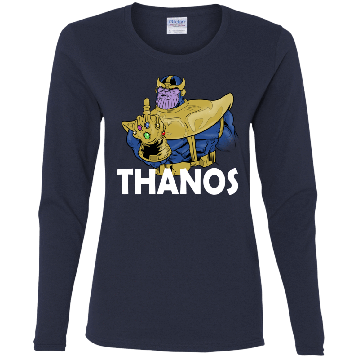 T-Shirts Navy / S Thanos Cash Women's Long Sleeve T-Shirt