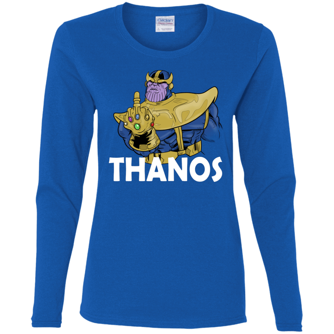 T-Shirts Royal / S Thanos Cash Women's Long Sleeve T-Shirt