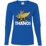 T-Shirts Royal / S Thanos Cash Women's Long Sleeve T-Shirt