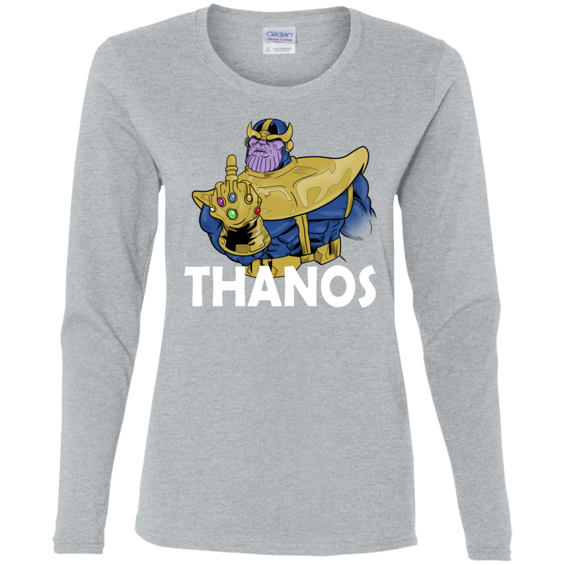 T-Shirts Sport Grey / S Thanos Cash Women's Long Sleeve T-Shirt