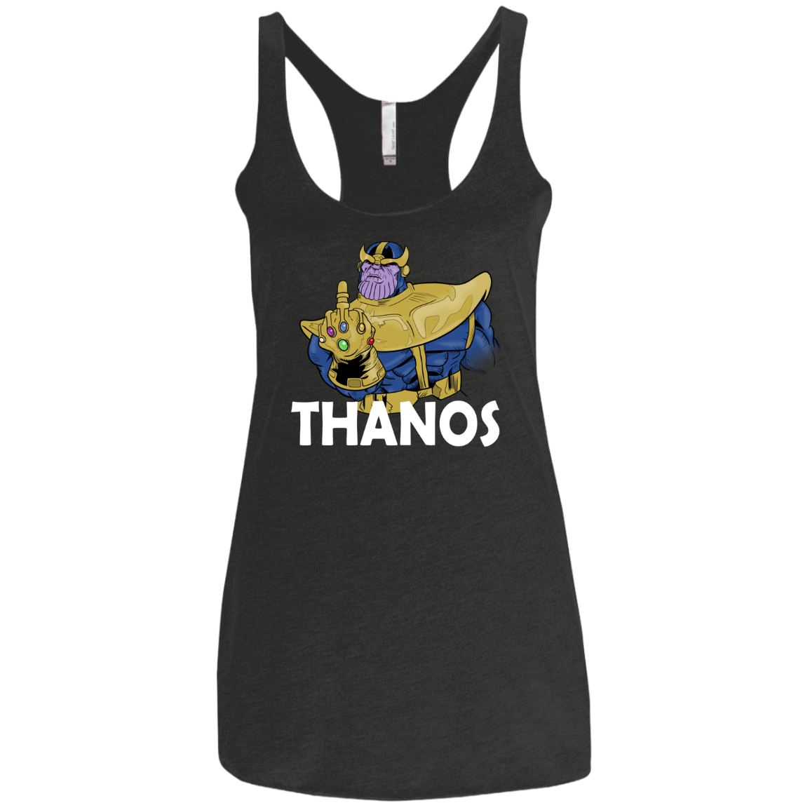 T-Shirts Vintage Black / X-Small Thanos Cash Women's Triblend Racerback Tank