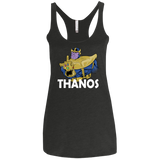 T-Shirts Vintage Black / X-Small Thanos Cash Women's Triblend Racerback Tank