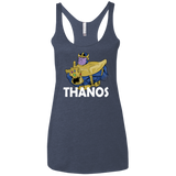 T-Shirts Vintage Navy / X-Small Thanos Cash Women's Triblend Racerback Tank