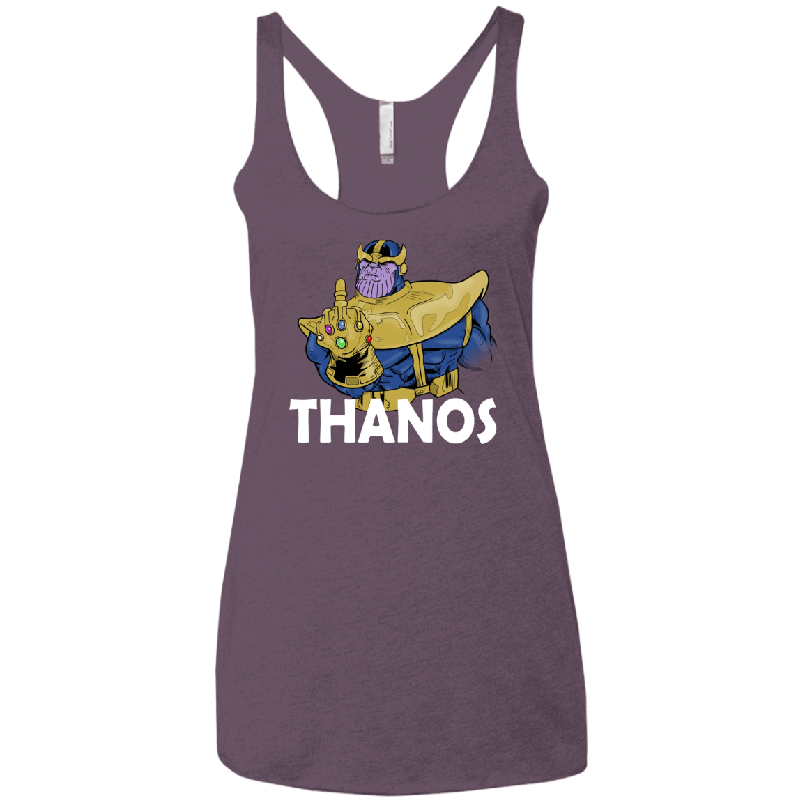 T-Shirts Vintage Purple / X-Small Thanos Cash Women's Triblend Racerback Tank