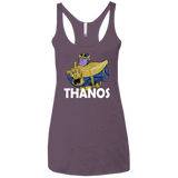 T-Shirts Vintage Purple / X-Small Thanos Cash Women's Triblend Racerback Tank
