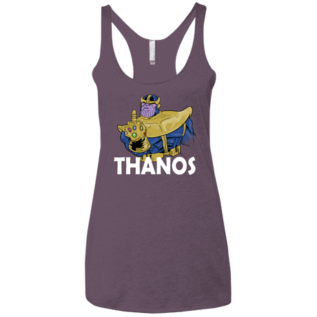 T-Shirts Vintage Purple / X-Small Thanos Cash Women's Triblend Racerback Tank