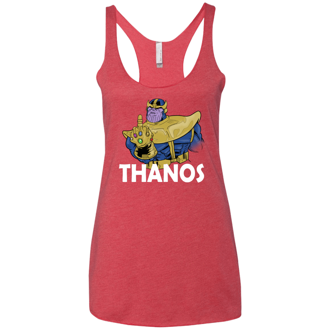 T-Shirts Vintage Red / X-Small Thanos Cash Women's Triblend Racerback Tank