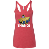 T-Shirts Vintage Red / X-Small Thanos Cash Women's Triblend Racerback Tank