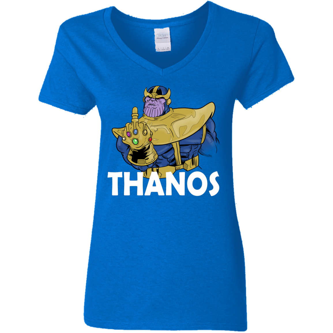 T-Shirts Royal / S Thanos Cash Women's V-Neck T-Shirt