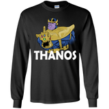 T-Shirts Black / YS Thanos Cash Youth Long Sleeve T-Shirt