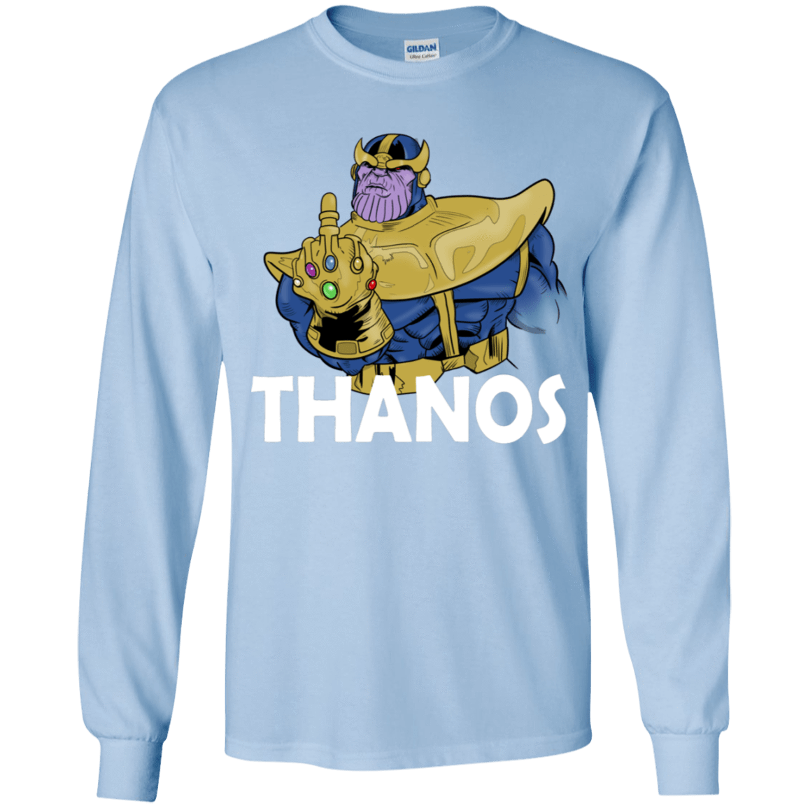 T-Shirts Light Blue / YS Thanos Cash Youth Long Sleeve T-Shirt