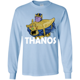 T-Shirts Light Blue / YS Thanos Cash Youth Long Sleeve T-Shirt