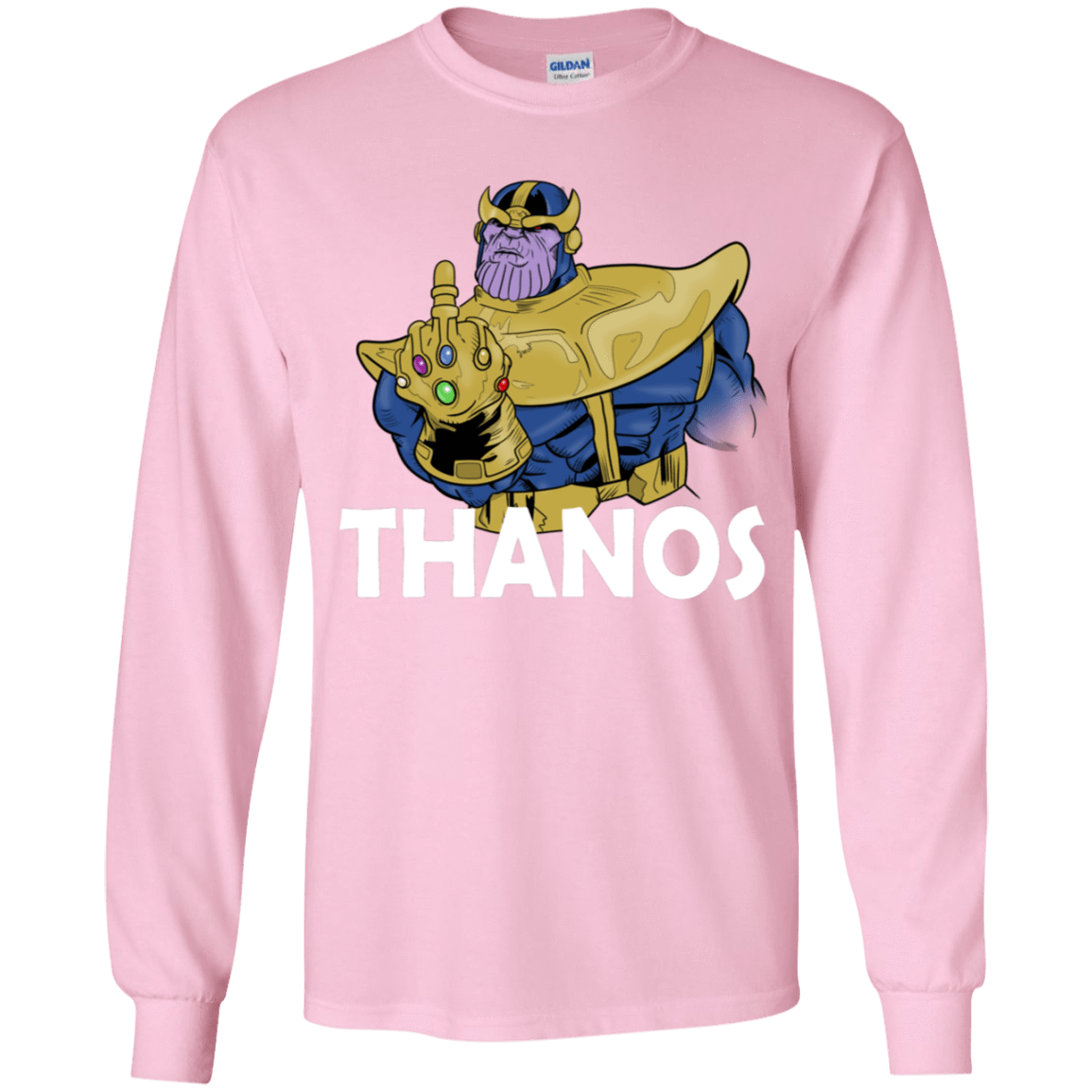 T-Shirts Light Pink / YS Thanos Cash Youth Long Sleeve T-Shirt