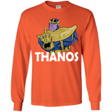 T-Shirts Orange / YS Thanos Cash Youth Long Sleeve T-Shirt