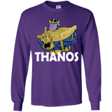 T-Shirts Purple / YS Thanos Cash Youth Long Sleeve T-Shirt