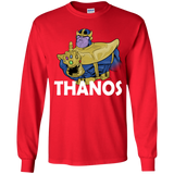 T-Shirts Red / YS Thanos Cash Youth Long Sleeve T-Shirt