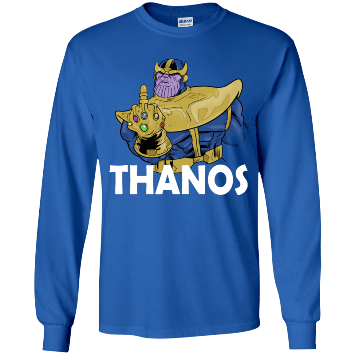 T-Shirts Royal / YS Thanos Cash Youth Long Sleeve T-Shirt