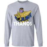 T-Shirts Sport Grey / YS Thanos Cash Youth Long Sleeve T-Shirt