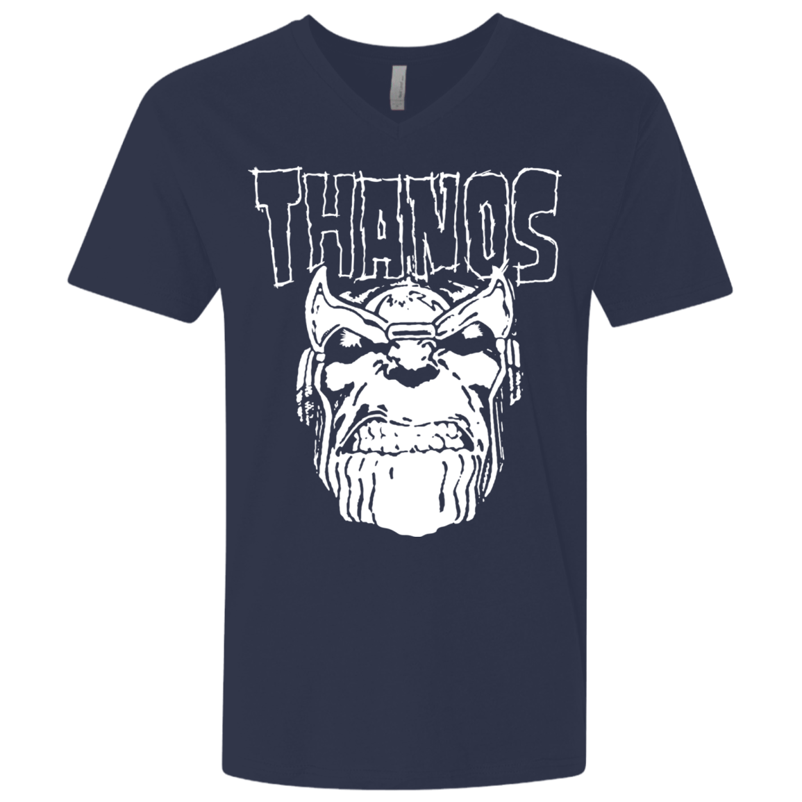 T-Shirts Midnight Navy / X-Small Thanos Danzig Men's Premium V-Neck