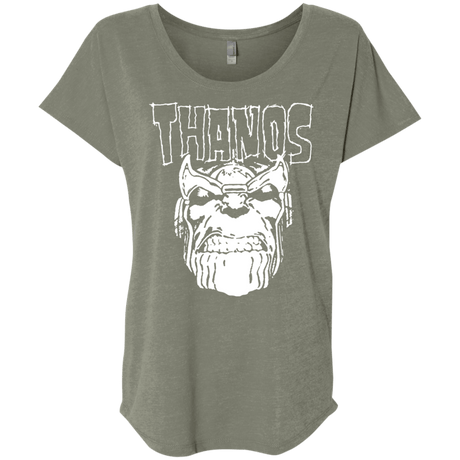 T-Shirts Venetian Grey / X-Small Thanos Danzig Triblend Dolman Sleeve